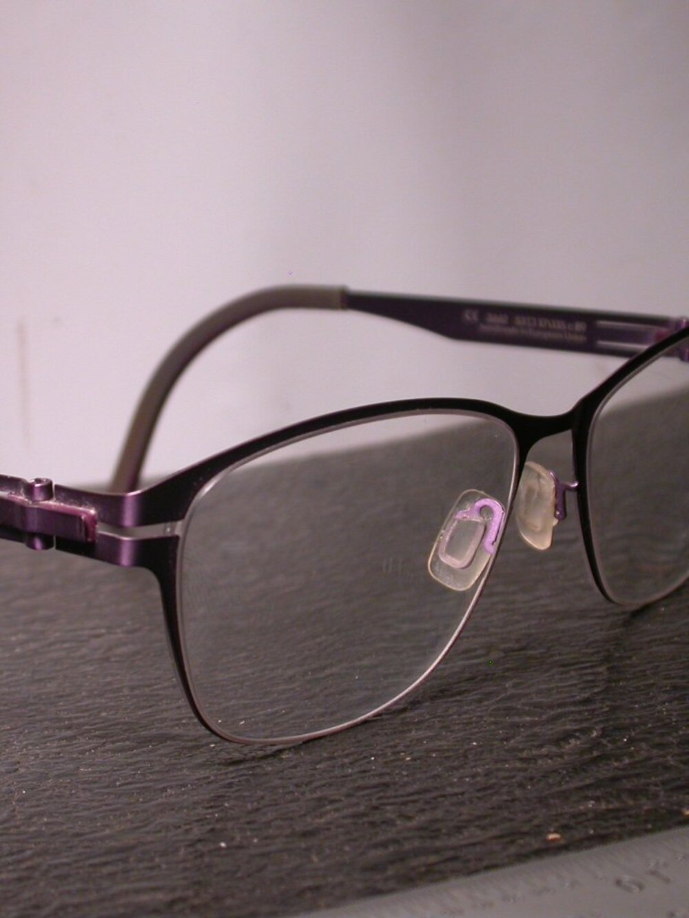 Ovvo Purple Modern Light Weight Frames Eyeglasses Hand Made in European Union